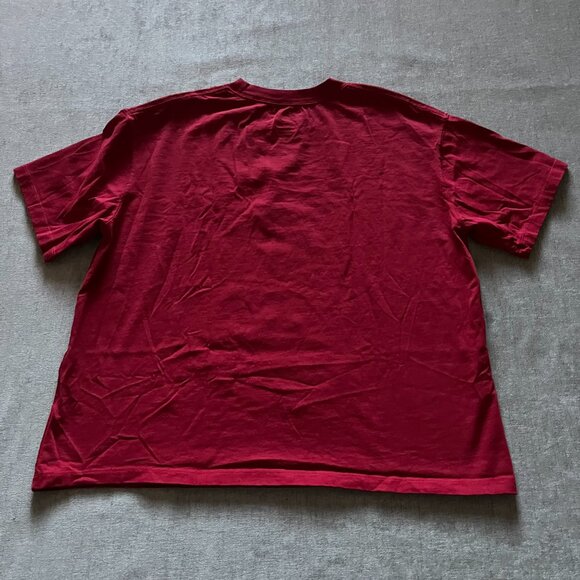 Air Jordan Jumpman T Shirt Women Large Red Crewneck Cotton Logo MJ Short Sleeve - Picture 2 of 6